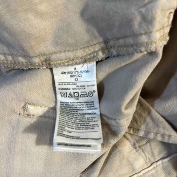 New With Tags - Mid Rise Loose Khakis - size 8 - Moonstone tan - Picture 7 of 9